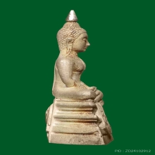 พ่อโสธร 80 ปี กรมตำรวจ เงินขัดเงา นิ้วทะลุ ผิวสวยเดิม+กล่อง