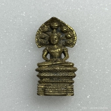  จตุคามรามเทพ นาคปรก7เศียร เนื้อทองเหลือง พ.ศ.2532