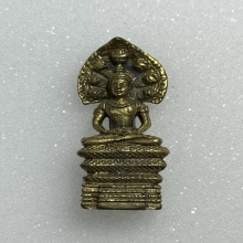  จตุคามรามเทพ นาคปรก7เศียร เนื้อทองเหลือง พ.ศ.2532