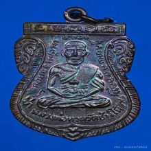 เหรียญใต้ร่มเย็น หน้า 5 รอบ ผิวรุ้ง จมูกสวย พร้อมถุงวัดเดิมๆ