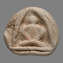 พระพุทธหลวงพ่อแก้ว วัดบ่อฝ้าย พิมพ์สองหน้า เนื้อผง (หายาก)