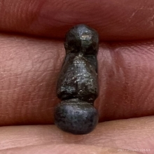 พระปิดตา2หน้าพ่อเดิมวัดหนองโพธิ์ พิมพ์นิยม ตะกั่วเก่าแห้ง