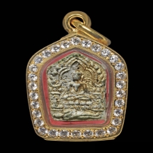 ขุนแผนผงพรายกุมาร บล็อคแรก หลวงปู่ทิม วัดละหารไร่ + บัตรฯ