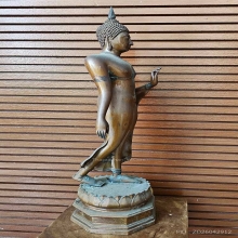 พระพุทธลีลามหากาญจนาบพิตร เนื้อบรอนซ์นอก (เพิ่มรูป)