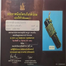 ตะกรุดหนังหน้าผากเสือ หลวงพ่อนอ วัดกลางท่าเรือ ปี2500