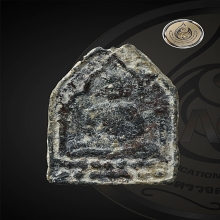 พระขุนแผนทรงพล บัว 2 ชั้น สนิมแดง กรุวัดเขาชนไก่ จ.กาญจนบุรี