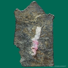 พระขุนแผนสะกดทัพ กรุวัดเขาชนไก่ เนื้อตะกั่วสนิมแดง