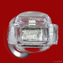 รูปเหมือนหลวงพ่อเกษม เนื้อเงิน หลวงปู่ดู่ร่วมปลุกเสก