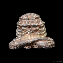 พระปิดตาราเมศวร์ พิมพ์เล็กเนื้อเงินพ่อท่านคลิ้งปี2525สวยมาก2