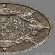 พระปิดตาพังพระกาฬ รุ่นแรก ปี32 บล็อคเครายาวพรายเงิน 