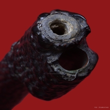 ตะกรุด เนื้อตะกั่ว ยาว 4 นิ้ว ลงรักเก่า มีรางวัลงานสามพราน