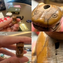 เสือหลวงพ่อปาน วัดมงคลโคธาวาส (ตัวใหญ่สมบูรณ์)