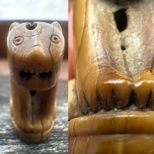 เสือหลวงพ่อปาน วัดมงคลโคธาวาส (ตัวใหญ่สมบูรณ์)