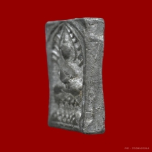 เหรียญหล่อสี่เหลี่ยมหลวงปู่ศุข เนื้อชินตะกั่ว