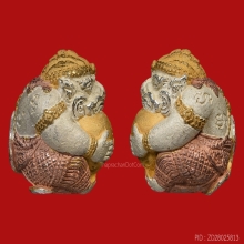 ลูกอมหนุมานครองเมืองลพ.พูลวัดไผ่ล้อมรุ่นแรกเงินสามกษัตริย์