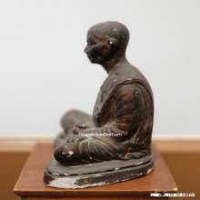 พระบูชา หลวงพ่อขอม วัดไผ่โรงวัว ปี 2505 เนื้อปูนผสมผง