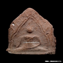 พระขุนแผนหลวงพ่อพ่วง วัดกก เนื้อดิน พิมพ์ซุ้มเรือนแก้วปี2473