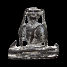 พระนางพญา กรุนาคาม เนื้อชินตะกั่วสนิมแดง