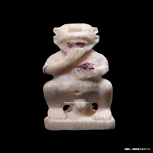 สี่หูห้าตาครูบาบุญยัง วัดห้วยน้ำอุ่น เนื้องาช้าง ตะกรุดเงิน