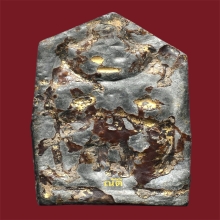 ท้าวเวสสุวรรณ พระครูสอน วัดมักกะสัน เนื้อชินตะกั่ว หลังยันต์