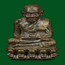 รูปหล่อทูลเกล้าปี 30 จมูกโด่ง ผิวขึ้นน้ำทองทั้งองค์+กล่อง