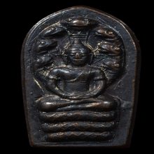 เหรียญปรกใบมะขาม พ่อท่านคลิ้ง ปี2521 รุ่นแรก สวยๆ3