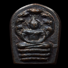 เหรียญปรกใบมะขาม พ่อท่านคลิ้ง ปี2521 รุ่นแรก สวยๆ5