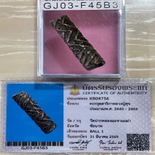 +บัตรสมาคม ตะกรุดจันทร์เพ็ญลายจรเข้ชบฟัน หลวงปู่ศุข