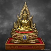พระบูชาพระพุทธชินราชพานพระศรี ปิดทองคำแท้