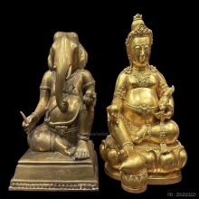 พระบูชาอุเชนทร์อธิบดี พระกุเวรธนบดี หน้าตัก 9”