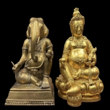 พระบูชาอุเชนทร์อธิบดี พระกุเวรธนบดี หน้าตัก 9”