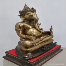 พระบูชาพระพิฆเนศ อ.ศุภณัฏฐ์ หน้าตัก 9” ใต้ฐานบรรจุ