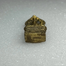 จตุคามรามเทพ นาคปรก7เศียร เนื้อทองเหลือง พ.ศ.2532