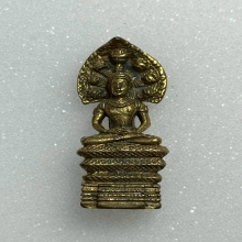 จตุคามรามเทพ นาคปรก7เศียร เนื้อทองเหลือง พ.ศ.2532