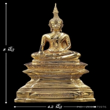 พระบูชา3นิ้ว หลวงพ่อพระใส เนื้อทองเหลือง ปี2564 สภาพสวยมาก