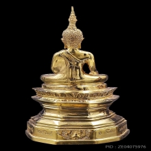 พระบูชา3นิ้ว หลวงพ่อพระใส เนื้อทองเหลือง ปี2564 สภาพสวยมาก