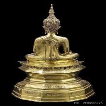 พระบูชา5นิ้ว หลวงพ่อพระใส เนื้อทองเหลือง ปี2544 สภาพสวยมาก