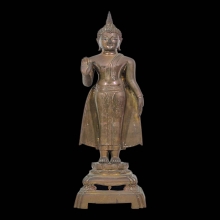 พระยืนปางประจำวันจันทร์ ขนาดสูง 20 นิ้ว 