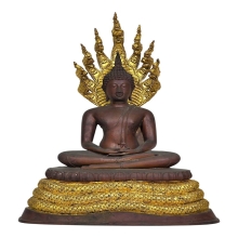 พระบูชานาคปรก ขนาด หน้าตัก 9 นิ้ว