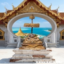 พระสังกัจจายน์ สมัยรัตนโกสินทร์ สวยเดิม ฉัตรเดิม 