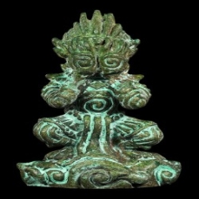 หนุมานปิดตาวานรพาโชค พ่อท่านคลิ้ง ปี63เนื้อฉนวนโบราณ สภาพสวย