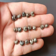 เงินพดด้วงสมัยอยุธยา 17 เม็ดละ 300 บาท 5,100 บาท