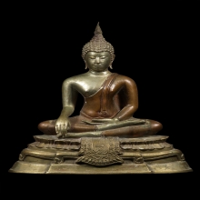 พระพุทธมหาจักรแก่นนคร สามกษัตริย์(พระพุทธวัดหนองแวง) 5 นิ้ว