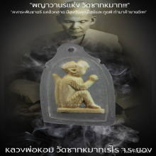 “ลิง” (นักษัตรปีวอก) หลวงพ่อหอม วัดชากหมากเรไร จ.ระยอง