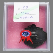เหรียญหลวงพ่อดำ นนทิโย วัดตุยง ปี2516 (ติดโบว์แดง)