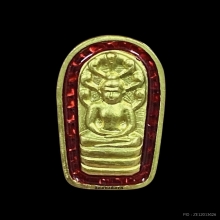 พระทองคำ พระนาคปรกใบมะขาม รุ่น ๒ หลวงปู่ศุข 