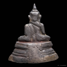 พระนั่งเนื้อเงิน ศีลปนคร ขนาดห้อยคอ ตัวจริงหายากๆมากๆคับ