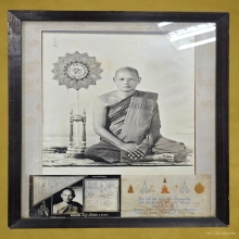 รูปเหมือนหลวงพ่อแพ พร้อมรูปบานใหญ่ วัดพิกุลทอง