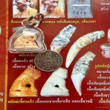 พยัคฆ์เขี้ยวแก้ว หลวงปู่กาหลง (เขี้ยวเสือจารหมึกเเดง ) 