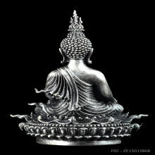พระกริ่งประทานยศบารมี เนื้อเงิน พิมพ์เล็ก อุปกรณ์ครบ